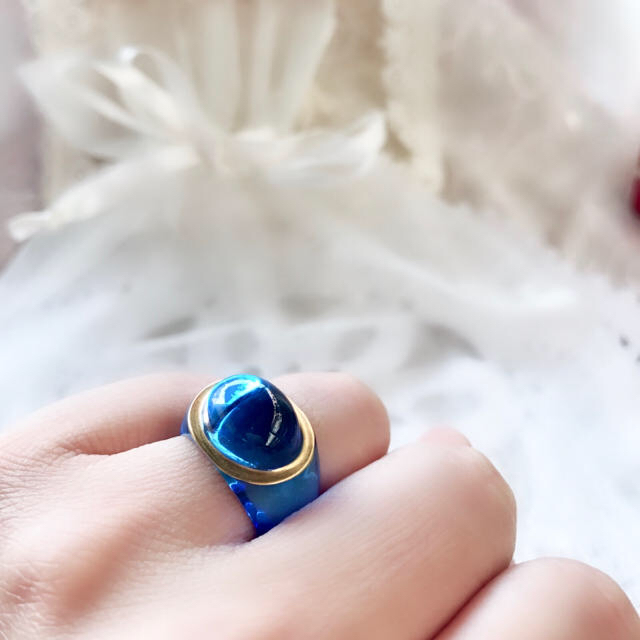 Baccarat - バカラ リング クリスタル 指輪 Baccarat サファイアの通販