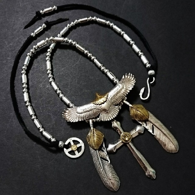 イーグル フェザー シルバービーズ 一連 クロス ゴローズ タディ