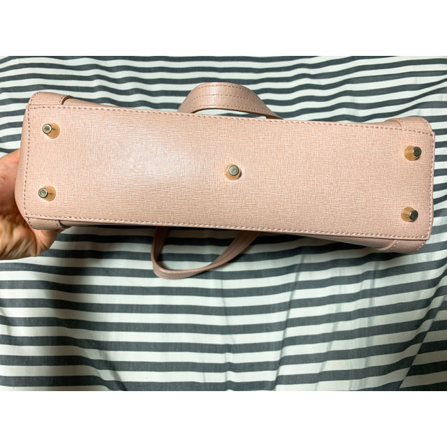 FURLA ピンクベージュ 2ウェイ ショルダー