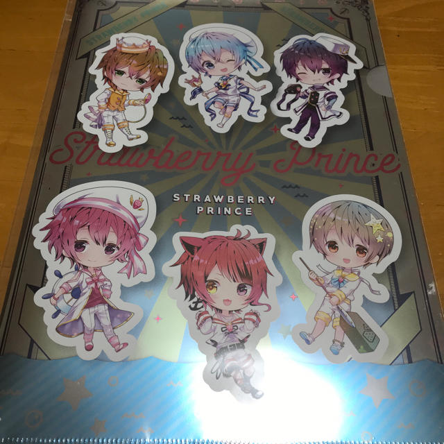 すとぷり アニメイト メタリッククリアファイル いちごまりんの通販 by