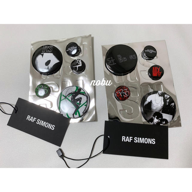 RAF SIMONS - 新品【 RafSimons 】缶バッジ セット ラフシモンズ