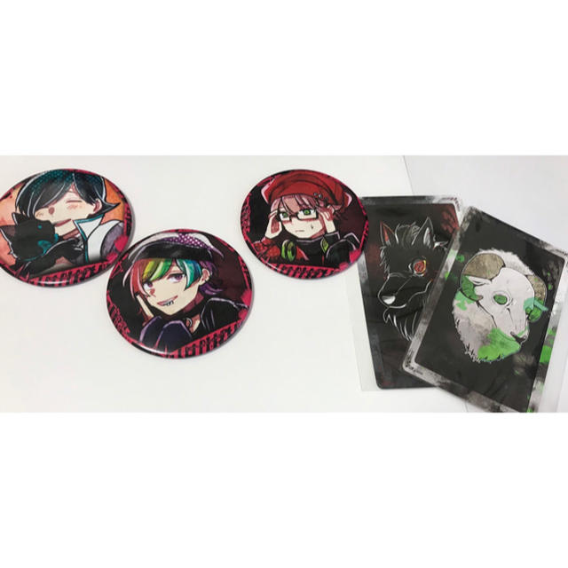 わさびゲーム 狼ゲーム 新村コウ 霜月ユキナリ 缶バッジ わさびゲーム