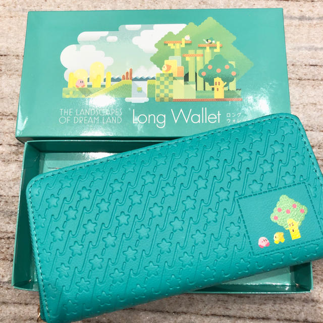 星のカービィのロングウォレット(グリーン) / カービィ 長財布の通販