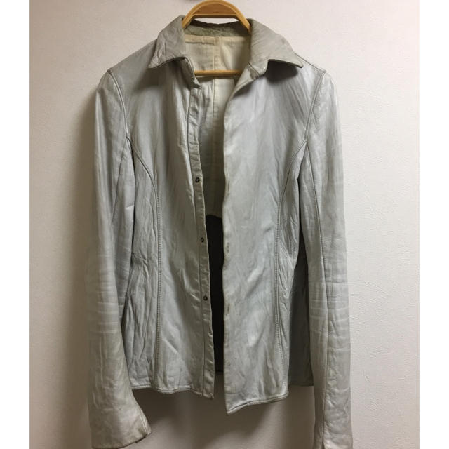 C DIEM - カルペディエム レザーシャツ オフホワイトの通販 by 引越し