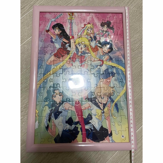 セーラームーン パズル 完成品 金色フレーム付き セーラームーン