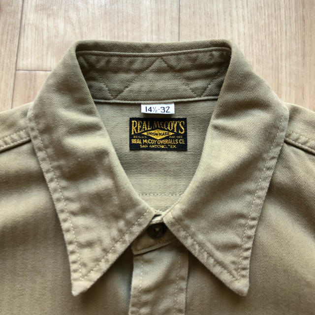 THE REAL McCOY'S - リアルマッコイズ M-38 カーキシャツの通販 by