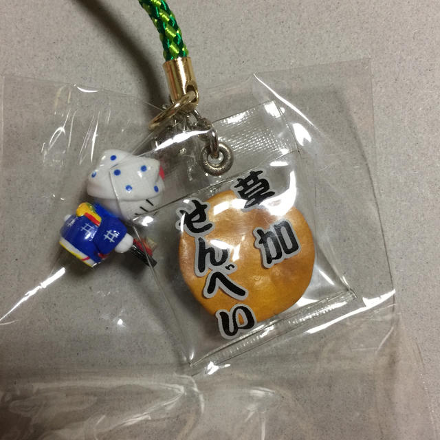 ハローキティ - ご当地キティ《埼玉限定:草加せんべい》根付けの通販