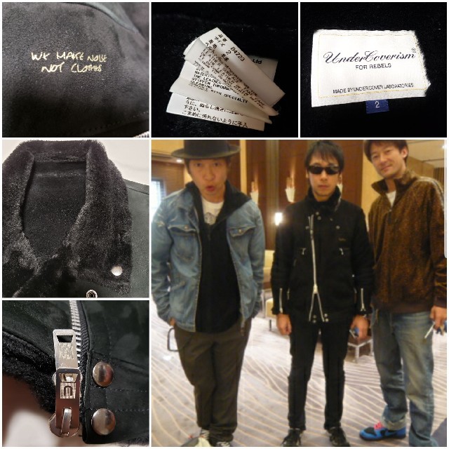 UNDERCOVER - JONIO着用 UNDERCOVER リアルムートン ライダースの通販