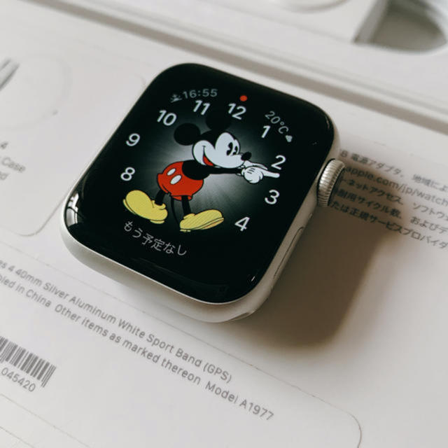 Apple Watch - Apple Watch Series 4 GPSモデル 40mm シルバーの通販