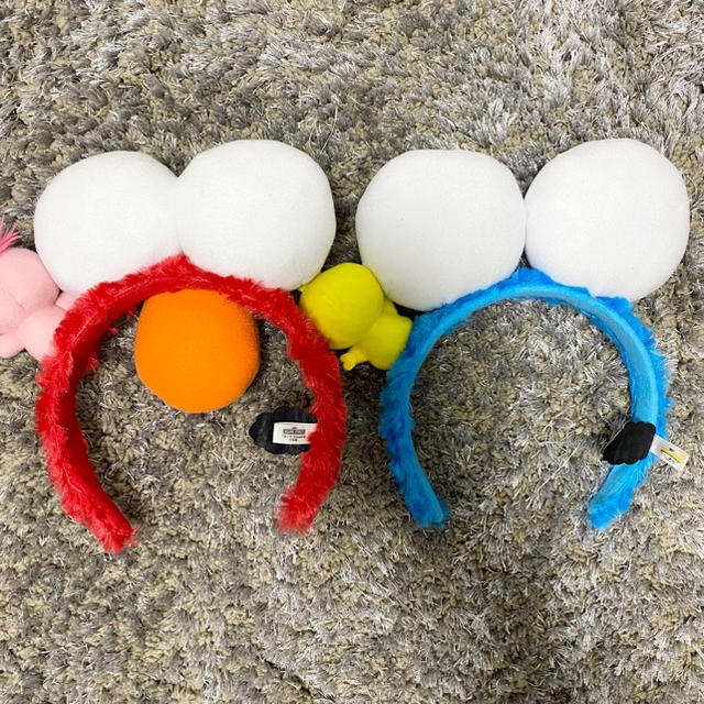USJ - 【バラ売り相談可】USJ エルモ&クッキーモンスター カチューシャ