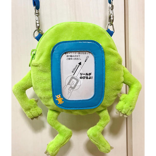 Disney - ディズニー パスケース 首掛け モンスターズインク マイクの