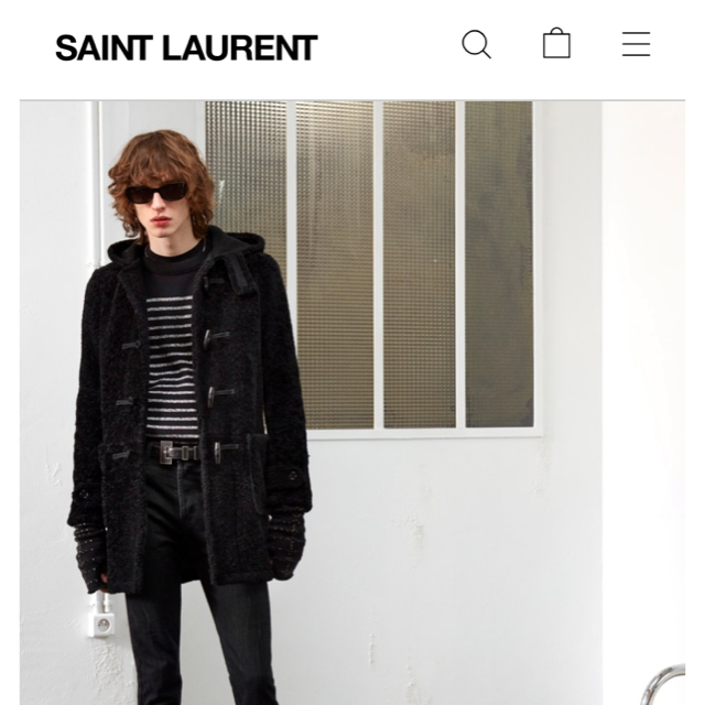 SAINT LAURENT - 新品/定価13万 Saint Laurent メタリックボーダー