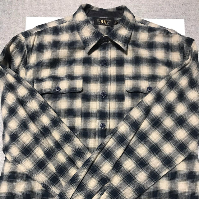 RRL - 「グランメゾン東京」キムタク着用 RRL ウール ワークシャツXLの