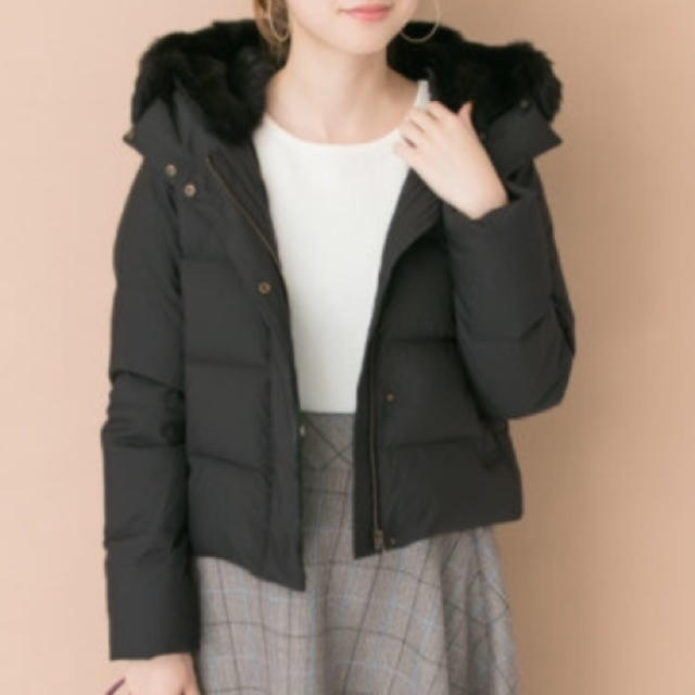 URBAN RESEARCH ラビットフードストレッチショートダウン S115339849