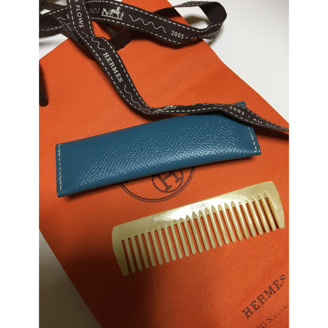 HERMES - 美品 エルメス HERMES コーム くし バッファローホーン