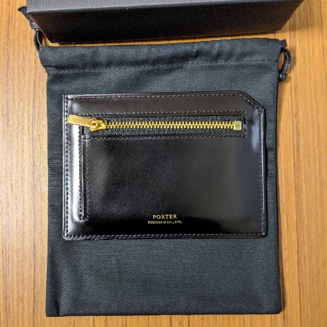 PORTER - ポーター ビル コードバン ミニウォレット ブラックの通販 by