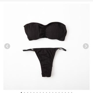 SeaRoomlynn（ベアトップ/チューブトップ ・ ブラック/黒色系）の