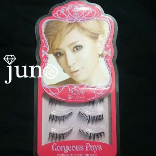 浜崎あゆみ つけまつげ ゴージャスデイズ №4 ブラック アイラッシュの