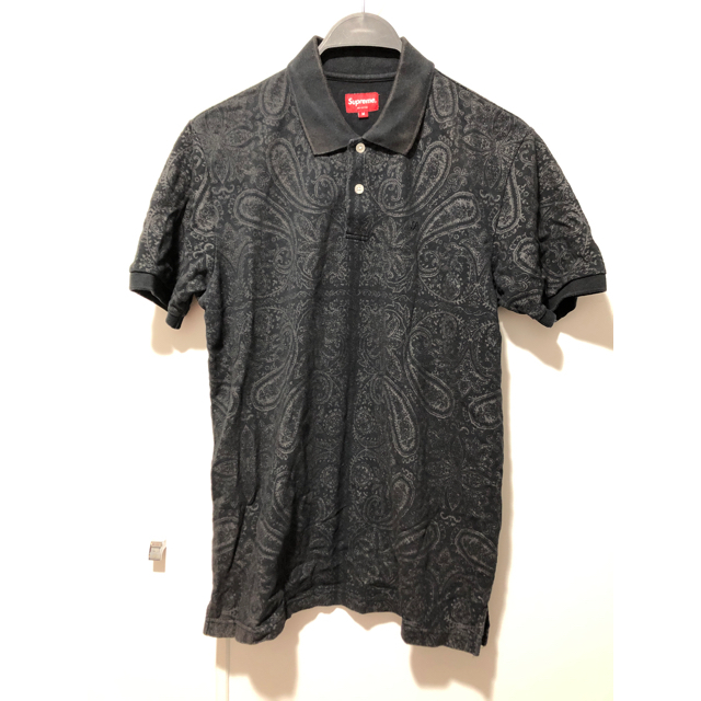 Supreme - Supreme Paisley Polo Shirt BLACK/M の通販 by shun_ysl's