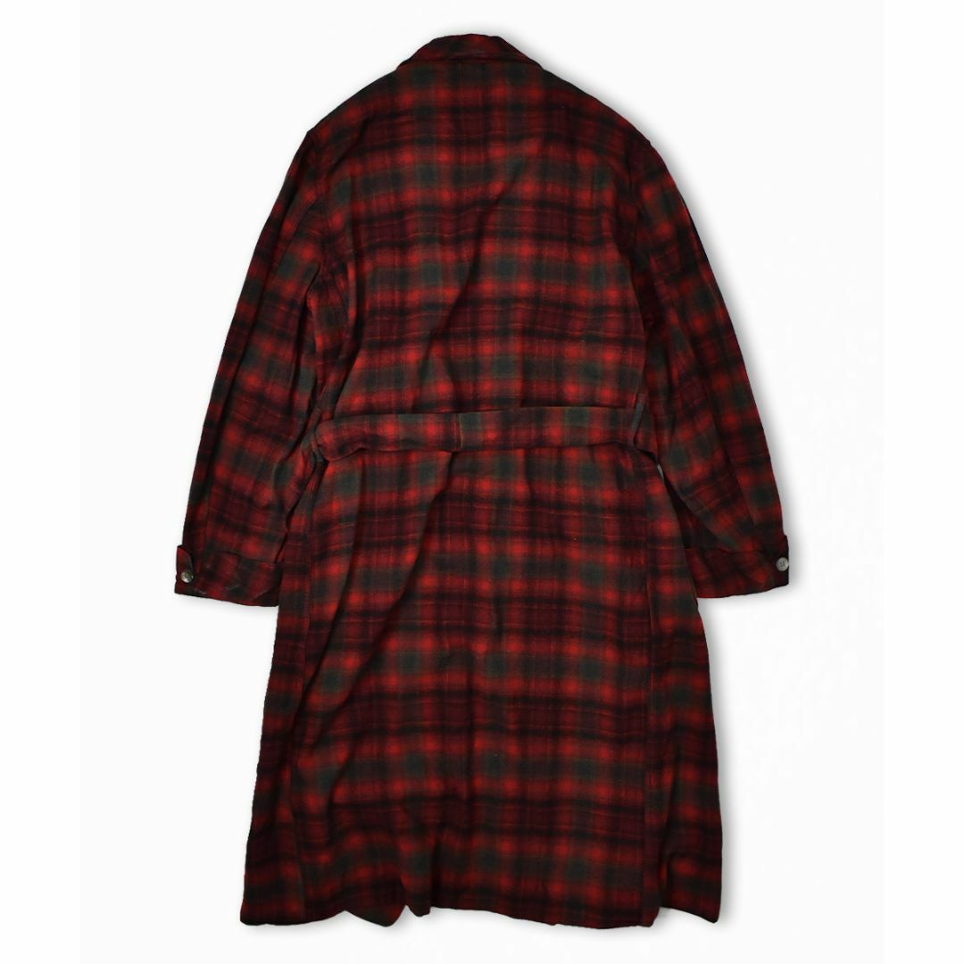 PENDLETON - 40-50's Vintage PENDLETON ショールカラー ガウン Lの
