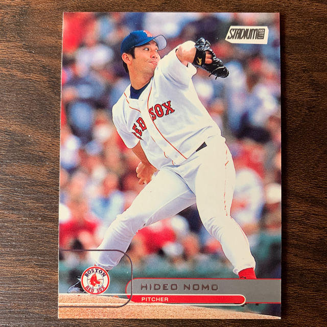 送料込】野茂英雄投手のStadium2001#53野球カード！レッドソックスの