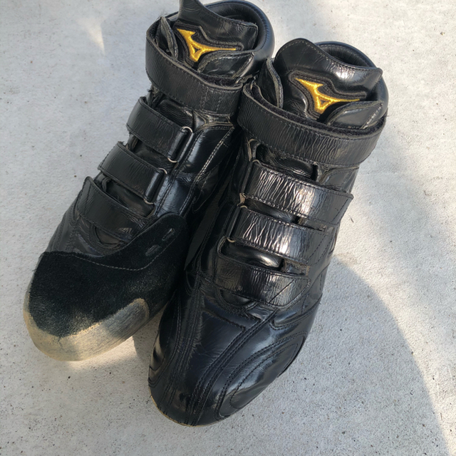 MIZUNO - ミズノプロ スパイクベルクロ式ハイカット26.5センチ 野球