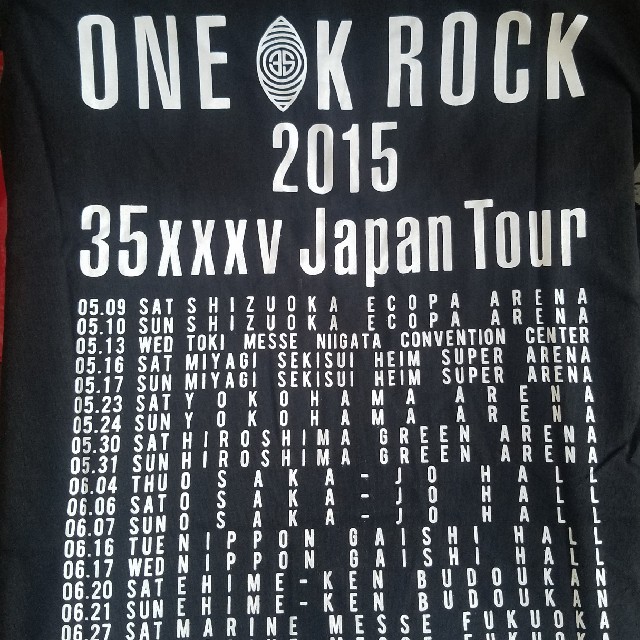 ONE OK ROCK - ONE OK ROCK ワンオク 35xxxvツアーTシャツLサイズ新品