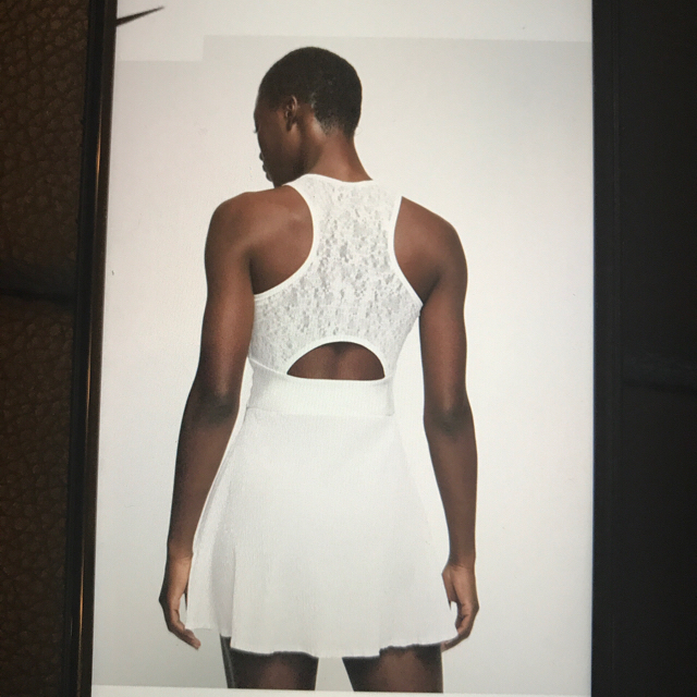 NIKE - テニスウェア ワンピース白 シャラポワモデル XSの通販 by