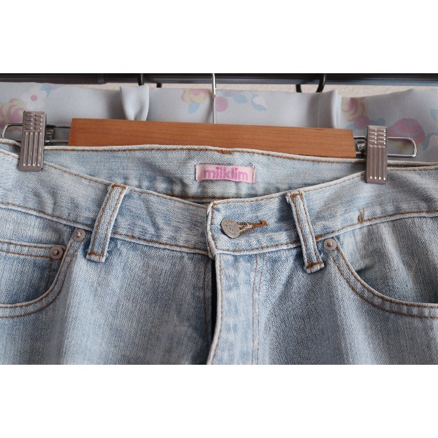milklim - milklim デニムパンツの通販 by みぃショップ｜ミルクリーム