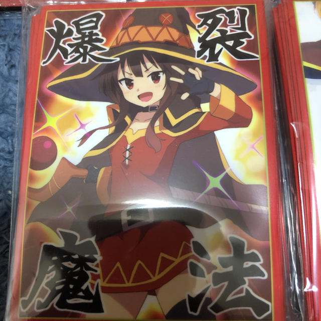 爆裂魔法 めぐみん スリーブ ミッドナイトブルー コミケの通販 by