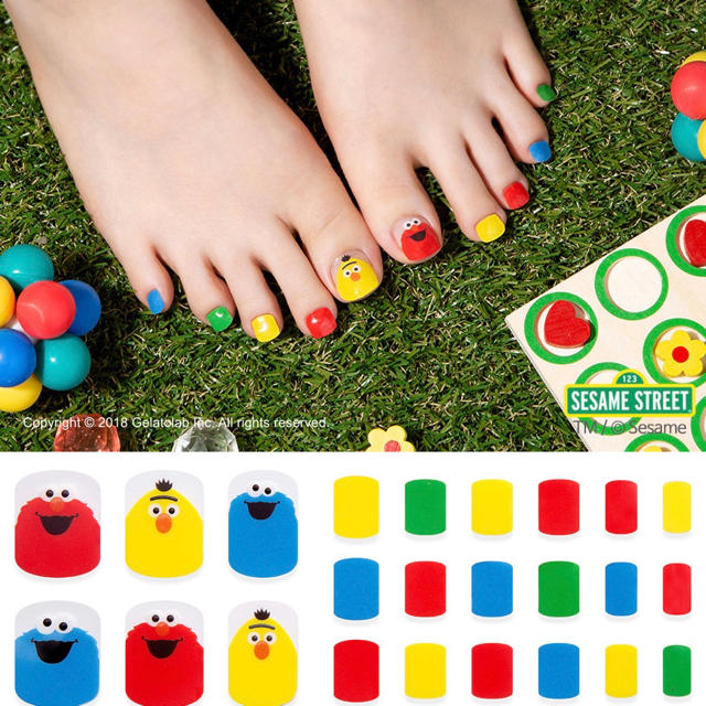 ジェラートファクトリー フットネイルシールの通販 by ブドウ