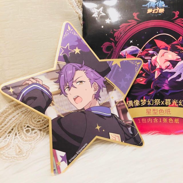 あんスタ 中国限定絵柄 星形色紙 乙狩アドニス 開花後の通販 by