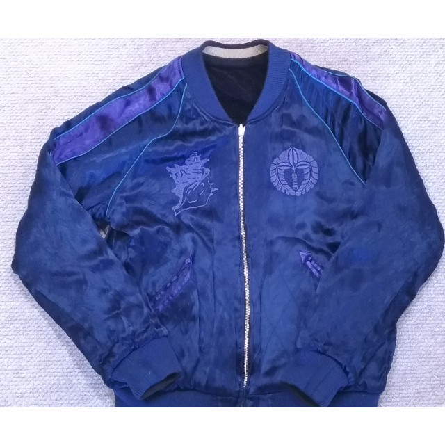 DENIME - レア！DENIMEドゥニーム リバーシブルスカジャン孔雀柄