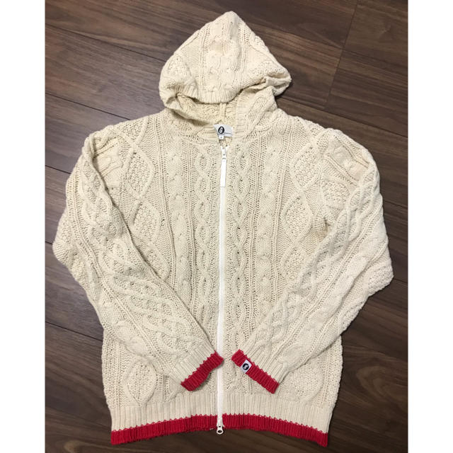 GOODENOUGH - GOODENOUGH ZIP UPフィッシャーマンニットパーカーの通販