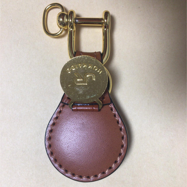 JR - JR 北海道 寝台特急北斗星 乗車記念キーホルダー 革製 レザー