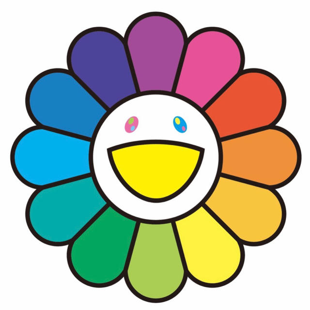 送料無料 レインボーフラワーさん 村上隆 カイカイキキ Kaikai Kikiの