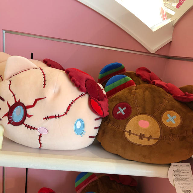 USJ - 【USJ限定】リバーシブル クッション チャッキー キティー