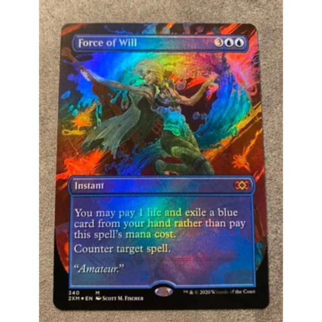 意志の力 日本語 拡張 foil ダブルマスターズ ボックストッパー MTG