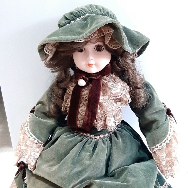 専用 オオイケ コレクション人形 フランス人形 緑の通販 by maru'pus