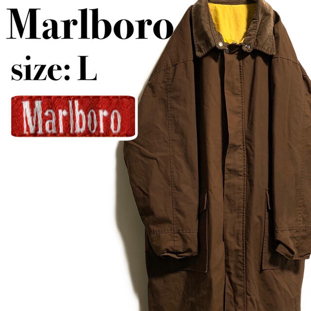 激レア ヴィンテージ マルボロ リバーシブルジャケット コート ロング