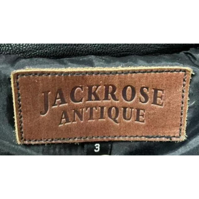 JACKROSE - ジャックローズ ゴートレザーダウンベスト ブラックの通販