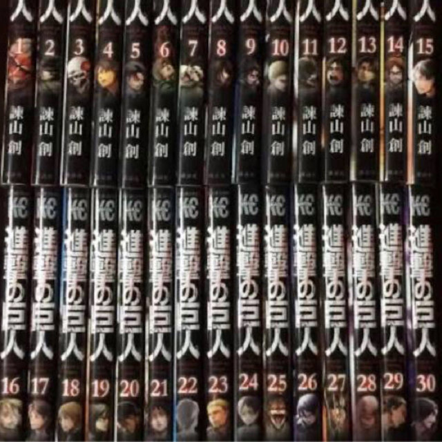 進撃の巨人 全巻 抜け無し 33巻セット 美品 タイムセール の通販 by