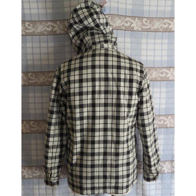 Supreme - シュプリームQuilted Zip Flannel Shirt 白黒チェック柄Sの
