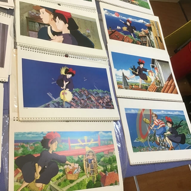 ジブリ - 【5】魔女の宅急便 作品集 ジブリカレンダーGBL 25枚〜の