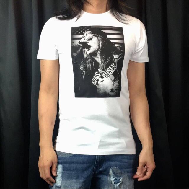 送料無料】新品 ガンズ アンド ローゼス アクセル ローズ Tシャツの