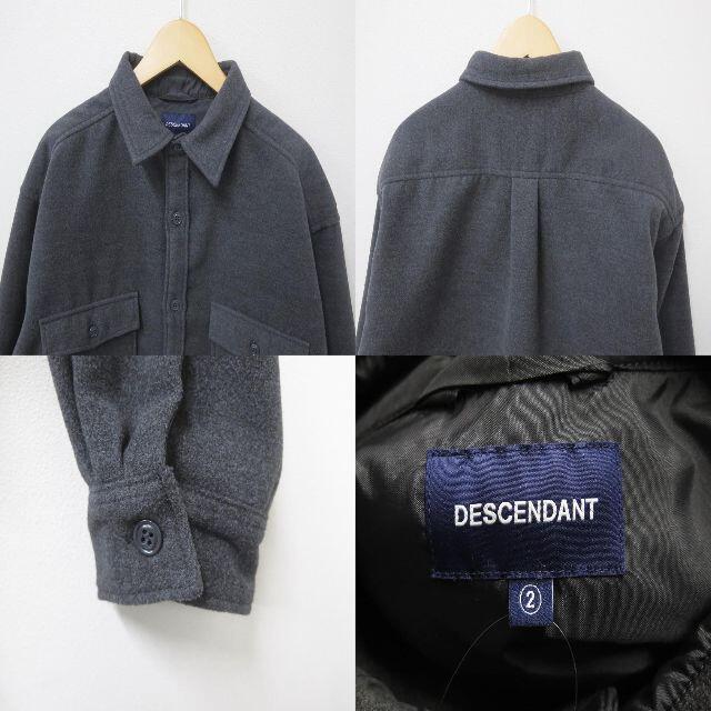W)taps - DESCENDANT 20AW CPOC MELTON SHIRT 美品【G】の通販 by