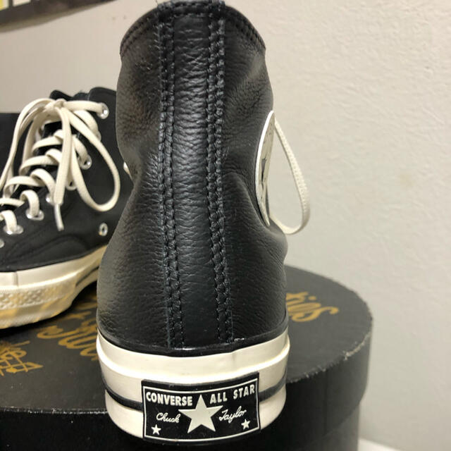 CONVERSE - CT70 レザー ブラック ハイカット チャックテイラー 27.5cm