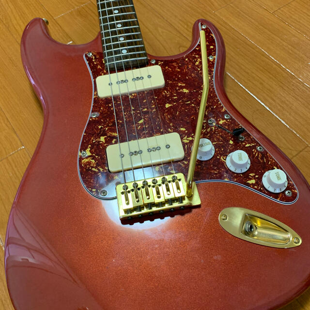 送料込で再出品 ノーブランド ストラトキャスター タイプ P90タイプPU