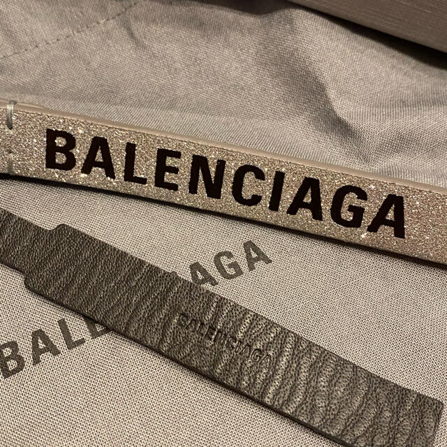 BALENCIAGA - 新品 バレンシアガ キーリング エブリデイ シルバー 銀