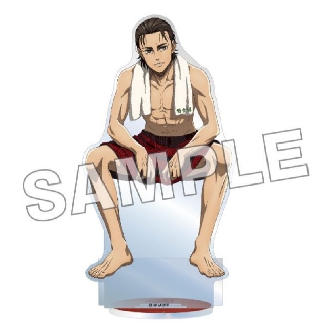 進撃の巨人 極楽湯 RAKU SPA アクリルスタンド アクスタ エレンの通販